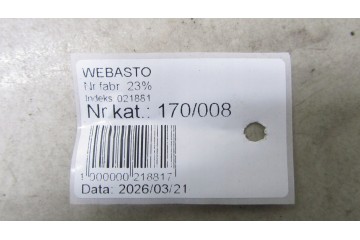 HIT VIVARO II WEBASTO 8200500397 06 Catalog number of the part 170 008