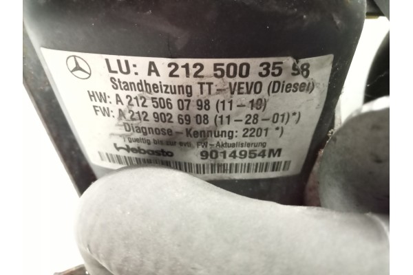 MERCEDES W218 CLS 3.0 V6 2010-2018 WEBASTO COMPLETO