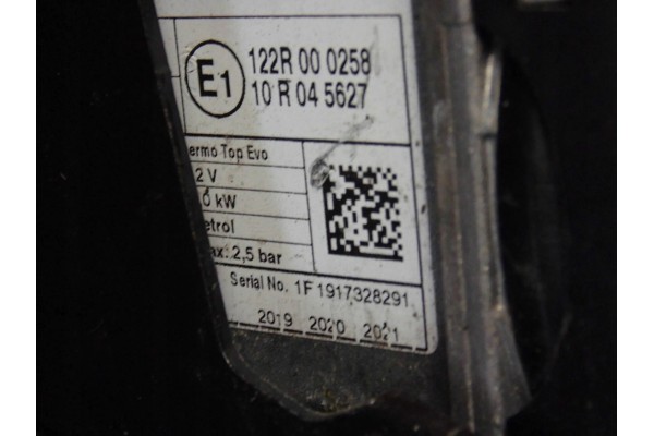 Calefactor de estacionamiento Webasto para Volvo XC90 II