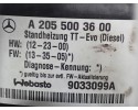 WEBASTO OGRZEWANIE POSTOJOWE A2055003600 MERCEDES C KLASA W205 2 0 CDI 19R Wersja Europejska