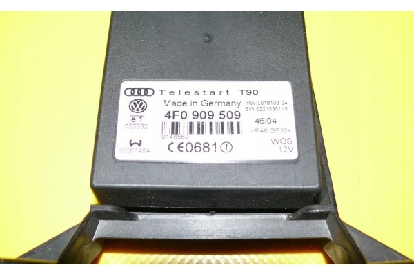PILOT MODUL WEBASTO OGRZEWANIA POSTOJOWEGO AUDI A6 C6 4F0909509 4F0909507 Numer katalogowy czesci PILOT MODUL WEBASTO OGRZEWANIA