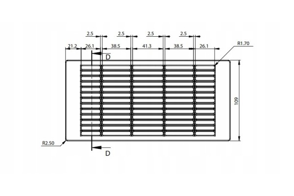 Rejilla para Calentador de Agua 12V 4,3 kW Siroco