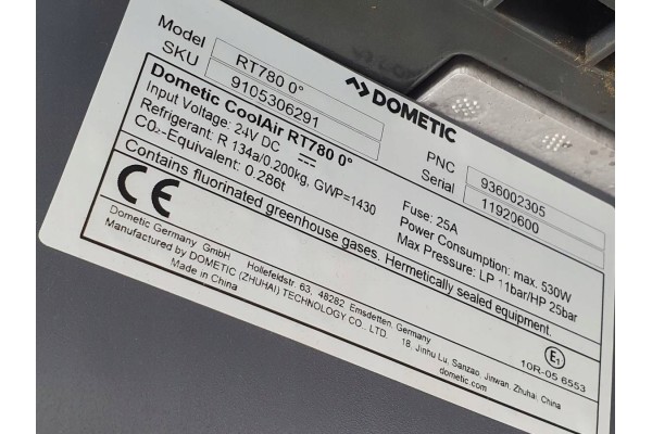 Aire Acondicionado de Aparcamiento Dometic RT780 para Ford F-Max 500 E