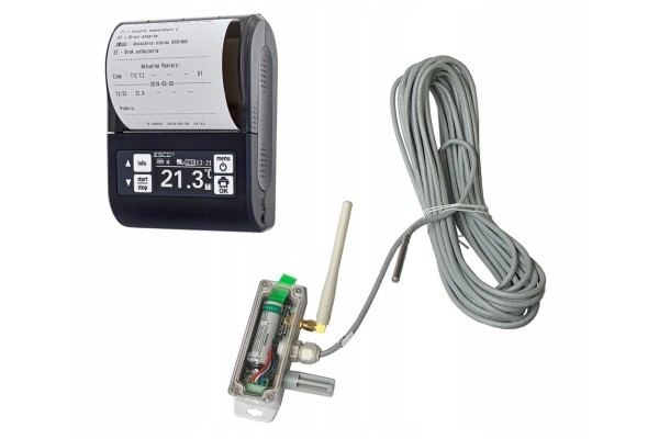 Temperature recorder DR203 ESCO 2 sensors