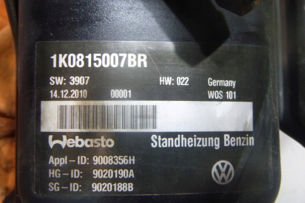 Webasto V VW Touran Caddy 1K0815007BR Part manufacturer Webasto