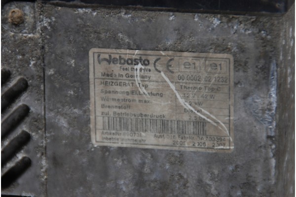 Calefactor estacionario Webasto 89073L Master