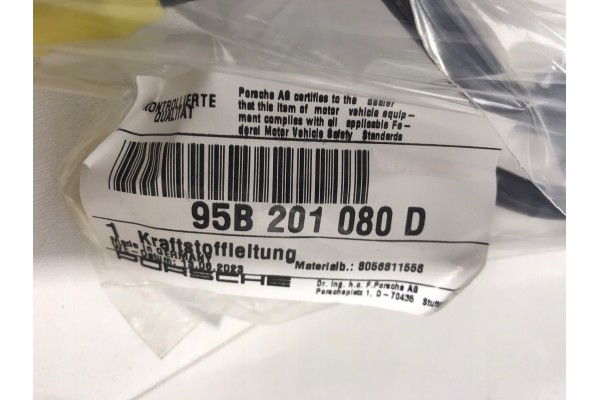 Fuel line PORSCHE MACAN 95B201080D Part manufacturer Porsche OE