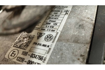 2015 Porsche Cayenne 92A Parking heater Webasto 7P0815008N Catalog number of the part 7P0815008N
