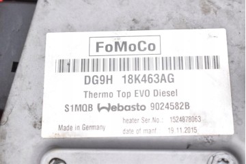 Calefactor estacionario Webasto DG9H-18K463-AG para Ford S-MAX MK2 2.0