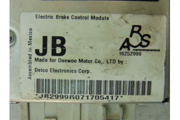 16252999 CENTRALITA ABS DAEWOO NUBIRA BERLINA CDX (1999) 16252999 186300 DAEWOO - 3