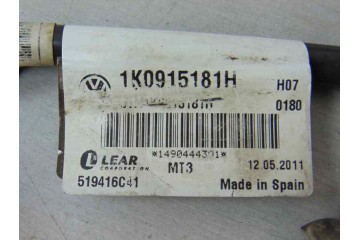 1K0915181H BATERIA VOLKSWAGEN SCIROCCO (137) 2.0 TDI (103kW) BlueMotion 2011 1K0915181H 186791 VOLKSWAGEN - 4