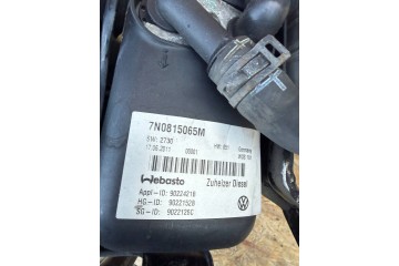 Parking heater Webasto Volkswagen Sharan 7N0815065M Product weight with unit packaging 5 kg