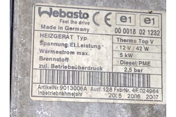 Webasto Heater for VW Touran 1K0815005FR Minivan 1 9 2003 2010 Car type passenger cars