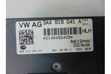 3AA919041A  MODULO ELECTRONICO VOLKSWAGEN SCIROCCO (137) 2.0 TDI (103kW) BlueMotion 2011 3AA919041A 186778 VOLKSWAGEN - 2