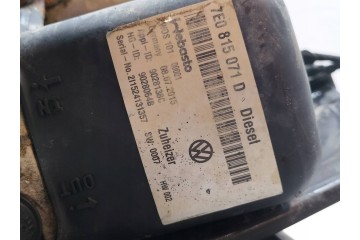 PARKING HEATING WEBASTO DAMAGE IN PHOTOS VW Transporter T6 Catalog number of the original 7E0815071D