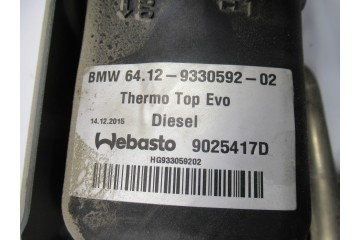 BMW X5 F15 X6 F16 WEBASTO SET OF HOSES PUMP PILOT 9330592 Car type 4x4 SUV passenger cars