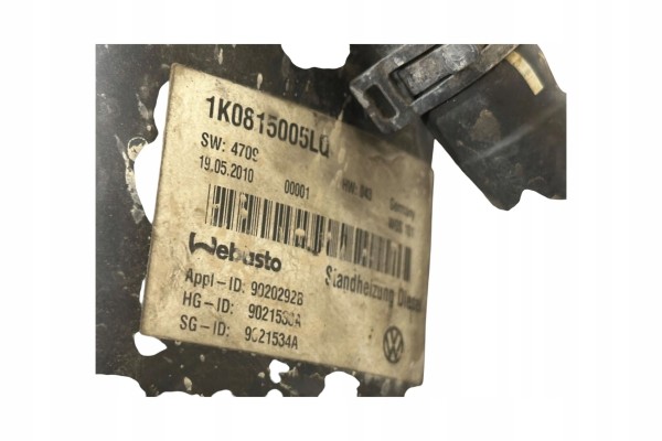 Calefactor estacionamiento (Webasto) Skoda Octavia Mk2 (1Z) 1K0815005L
