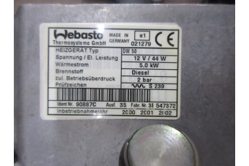 WEBASTO TELE THERMO TOP DIESEL 12 V BASIC