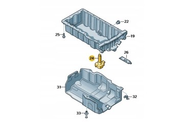 New original oil level sensor for Audi VW Part manufacturer Audi OE