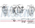 COMPRESSOR AIR CONDITIONING COMPRESSOR 890126 NISSENS Product weight with unit packaging 11 kg
