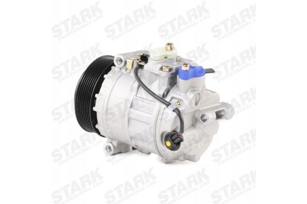 Air conditioning compressor STARK SKKM 0340008 7SEU17C fits MERCEDES BENZ Catalog number of substitutes HELLA 8FK 351 322 421 HE