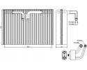 AIR CONDITIONING EVAPORATOR SAAB 9 5 1 9D 3 0D 09 97 12