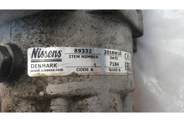 Compresor de aire acondicionado Nissens 89332