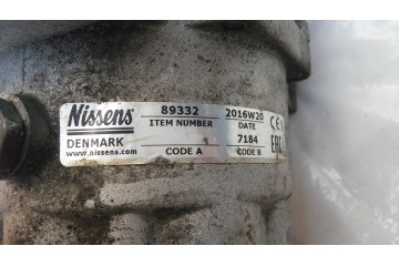 Compresor de aire acondicionado Nissens 89332