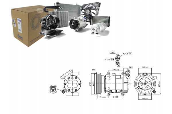 Compresor de aire acondicionado Nissens 89332