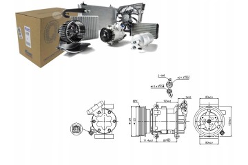 Compresor de aire acondicionado Nissens 89332