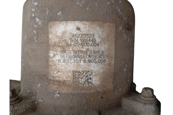 DIFFERENTIAL BRIDGE REAR OPEL MOCHA A CHEVROLET TRAX 1 7 CDTI 95273523 Catalog number of the part MM_95273523