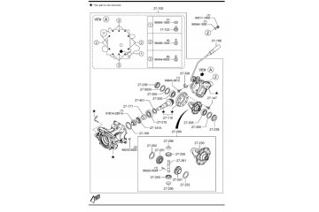 DIFFERENTIAL BRIDGE REAR MAZDA CX 30 DM NEW OE Catalog number of the part CA02 27 100G