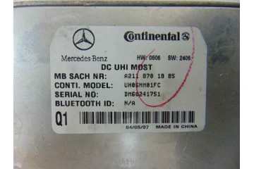 A2118701885 MODULO ELECTRONICO MERCEDES-BENZ CLASE ML (BM 164) 320 CDI 4M Edition 10 2007 A2118701885 187256 MERCEDES-BENZ - 2