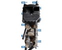 Brake master valve ebs daf xf106 e 6 wabco 4800 WABCO 4800030640 Catalog number of the part 1998070
