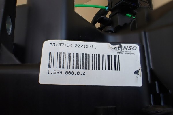 FIAT 500 LIFT 1 2 0 9 NAGRZEWNICA MANUALNA PANEL KOMPLETNA 5Q5628000 Wersja Europejska