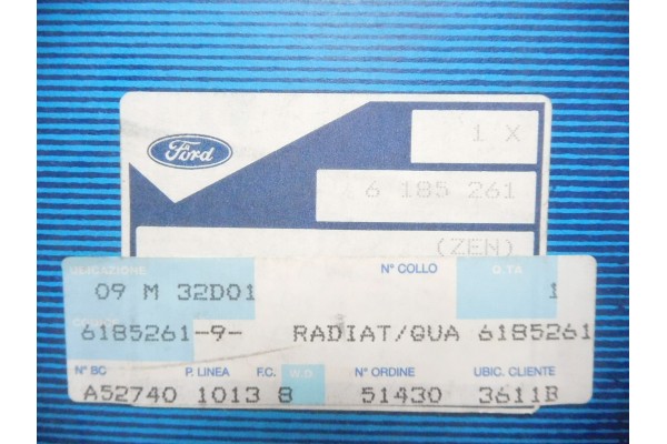 Intercambiador de calor, calefactor Ford Escort IV OE 6185261