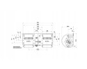BLOWER DOUBLE FAN SPAL 006 B50 22 24V Car type trucks buses