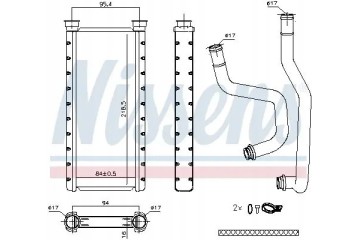 HEATER 707183 NISSENS MITSUBISHI MIRAGE EAN GTIN 5707286466067