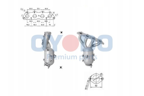 CATALYTIC CONVERTER KIA HYUNDAI