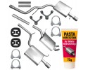 Silencer set for Audi A4 B6 1 8 T KOMBI SEDAN 2000 2005
