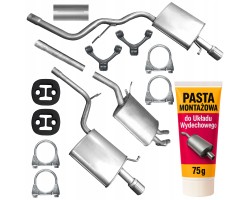 Silencer set for Audi A4 B6 1 8 T KOMBI SEDAN 2000 2005