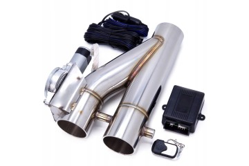 DUAL EVOLVE 2 FLAPS 2 51mm ELECTRIC EXHAUST THROTTLE REMOTE CONTROL Packaging status original