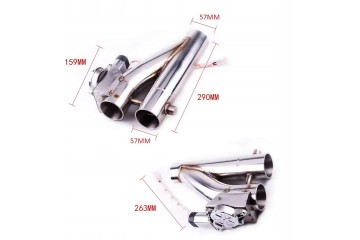 Exhaust Throttle 2 25 57mm DUAL VALVE PILOT Product weight with unit packaging 4 kg