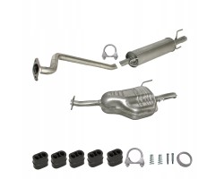 Silencer set Opel Astra G Kombi gearbox 1 4 16V 1 6 75 90 HP 1998 20