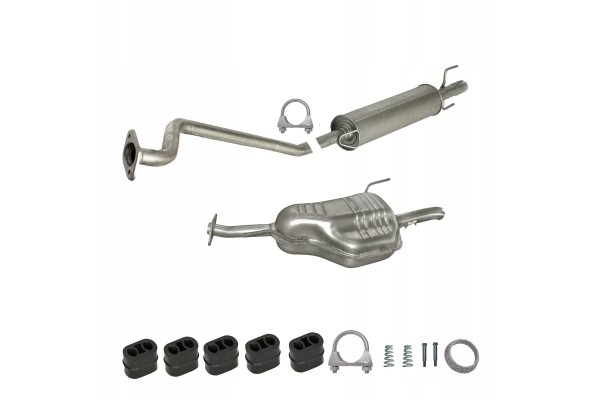 Silencer set Opel Astra G Kombi gearbox 1 4 16V 1 6 75 90 HP 1998 20