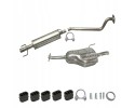 Silencer set Opel Astra G Kombi gearbox 1 4 16V 1 6 75 90 HP 1998 20 Catalog number of the part ZEST 07 129 07 171