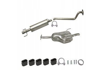 Silencer set Opel Astra G Kombi gearbox 1 4 16V 1 6 75 90 HP 1998 20 Catalog number of the part ZEST 07 129 07 171