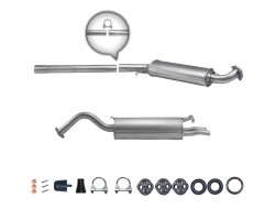 Audi A6 sedan avant silencer set 4A C4 2 6 2 8 1994 1997