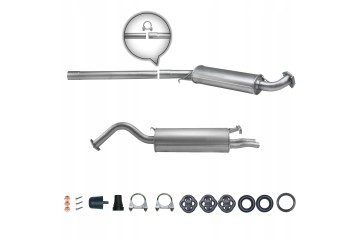 Audi A6 sedan avant silencer set 4A C4 2 6 2 8 1994 1997