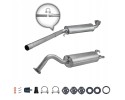 Audi A6 sedan avant silencer set 4A C4 2 6 2 8 1994 1997 Catalog number of the part ZEST 01 29P 05 038